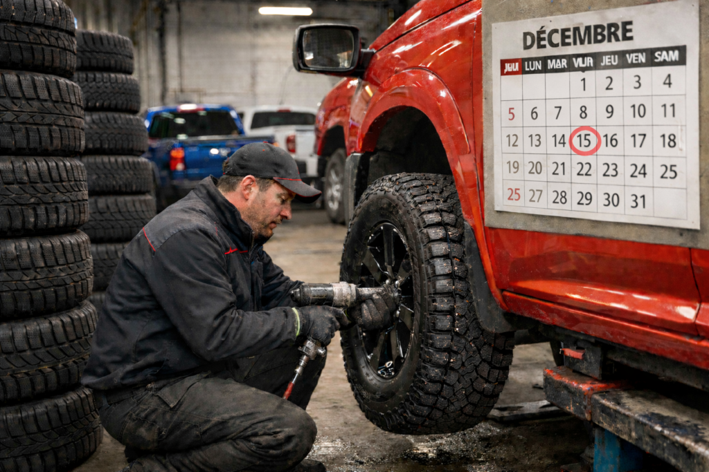 Winter tire installation timeline