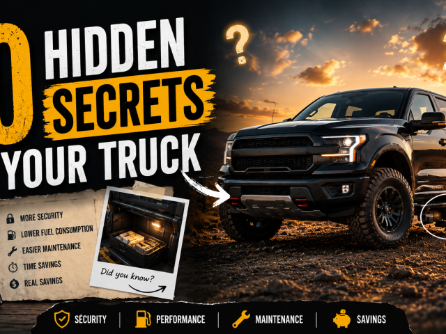 10 hidden secrets in your truck
