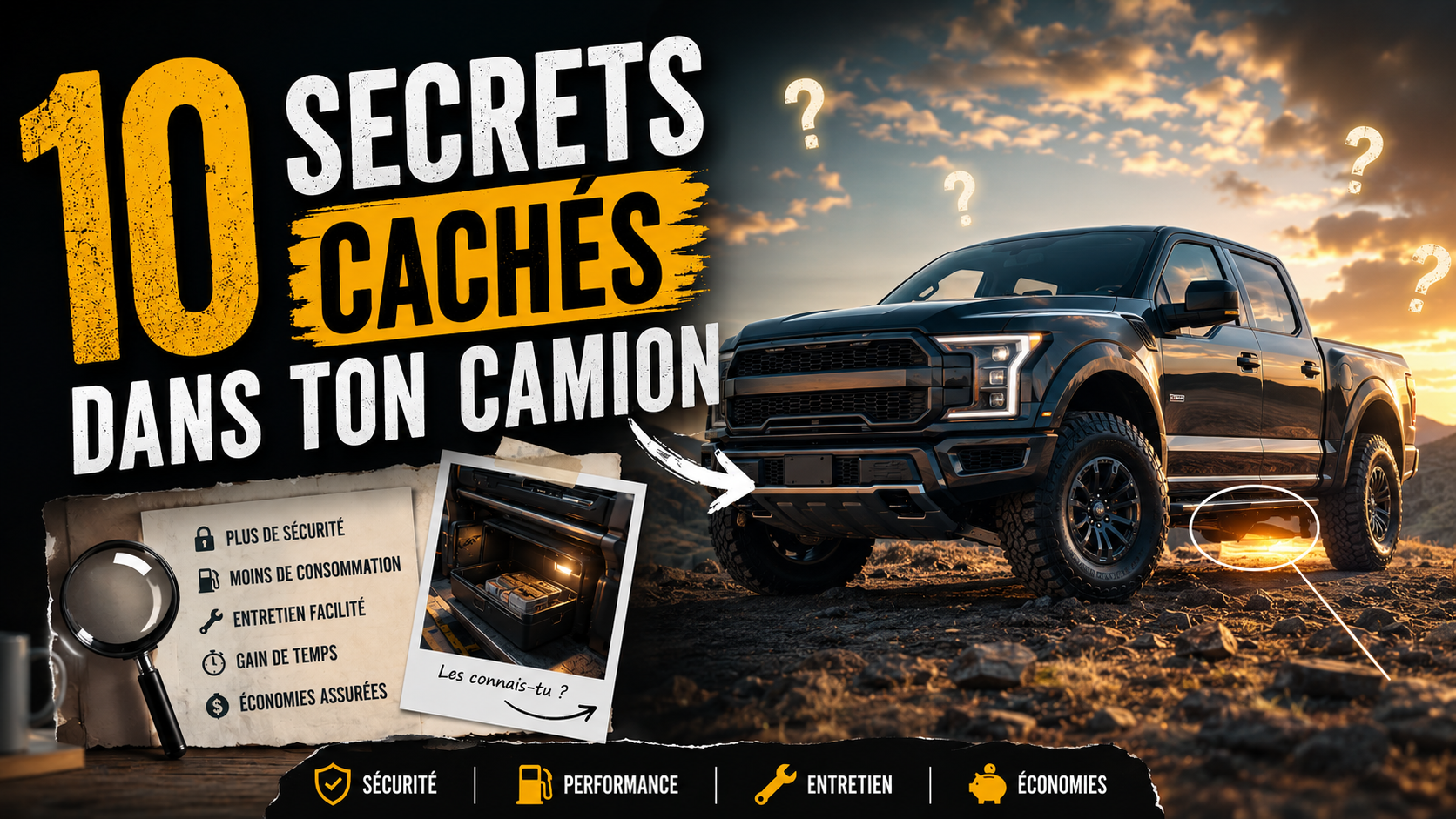10 Secrets cachés dans ton camion